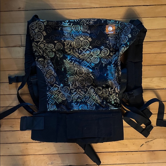 Tula Black, Brown and Green Toddler Carrier - Picture 1 of 5